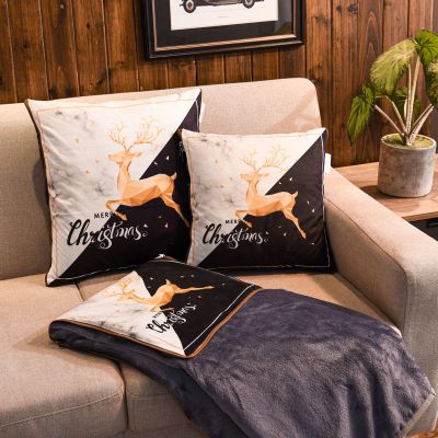 SleepyBear抱枕被子两用毯子车载折叠双面绒枕头毛毯午休汽车用学生车内睡觉