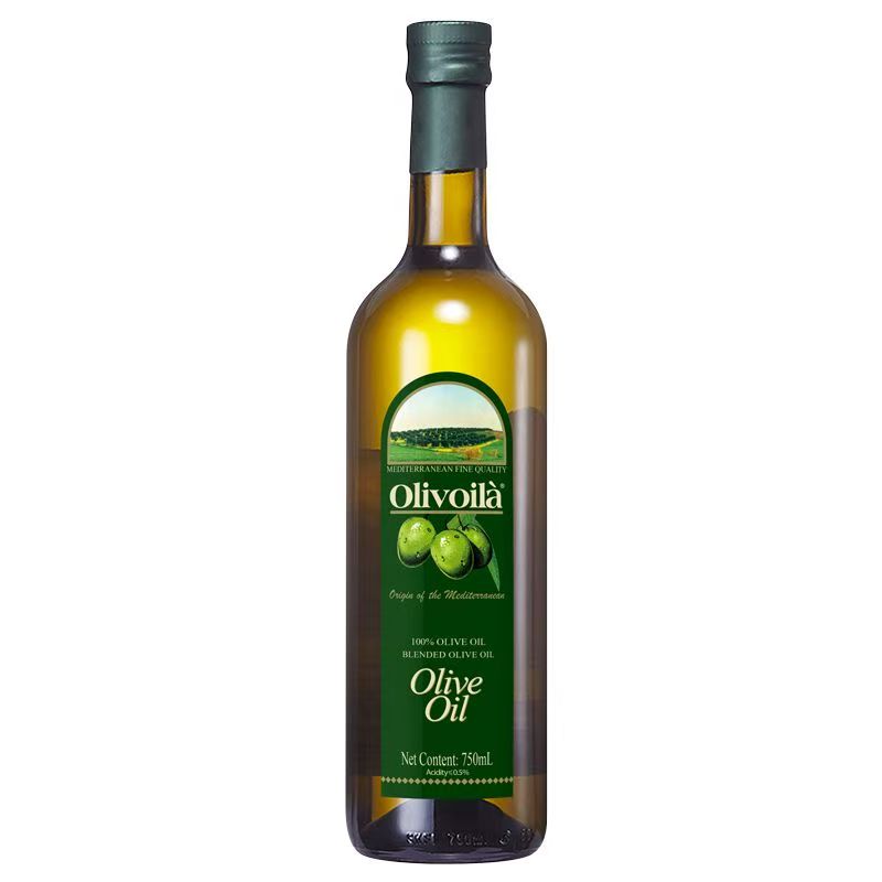 欧丽薇兰纯正橄榄油750ML无添加冷榨轻食健身 1瓶