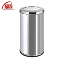 DXBG不锈钢垃圾桶烟蒂柱灭烟桶带烟灰缸室外电梯口立式中号港氏桶