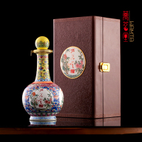 53度万茗堂 •茗15 酱香型高端文创白酒500ml*4/礼盒装