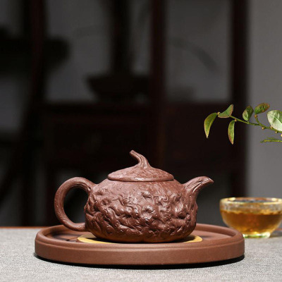 美帮汇紫砂壶原矿紫泥手工名家茶壶钱陶峰大容量泡茶壶供春壶