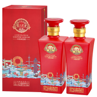 泸州老窖定制酒新蓉城品藏52度浓香型白酒500ml*2 双瓶装