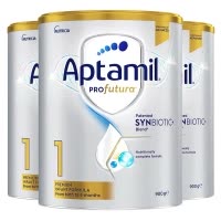 有效期到26年7月-3罐装 | Aptamil 澳洲爱他美 白金版 (土豪金)1段婴幼儿配方奶粉(0-6个月)900g