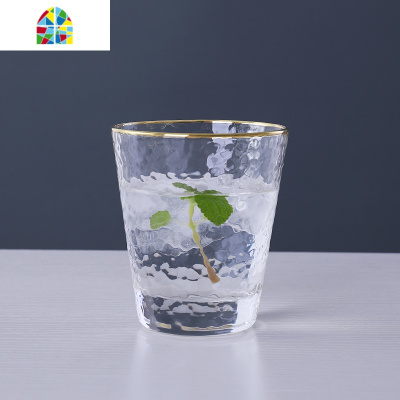 冷水壶玻璃水杯套装家用轻奢客厅简约日式酒杯ins风可高温凉水壶 FENGHOU 白把透明壶送搅拌勺1400ml