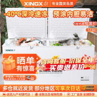 星星(XINGX)BD/BC-518GS超低温厨房商用保鲜设备卧式冷柜单温冷藏冷冻转换柜家用大容量深冷速冻柜铜管制冷