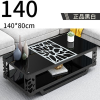 茶几简约现代钢化玻璃铁艺茶几客厅办公时尚创意小户型简易方形桌