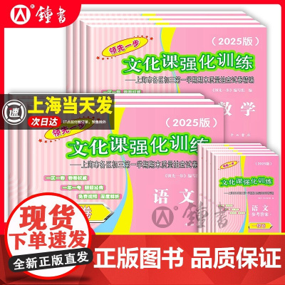 2025年上海中考一模卷数学初三文化课强化训练语文英语物理化学历史道法中西书局领先一步市初中九年级摸考试卷2024版中考