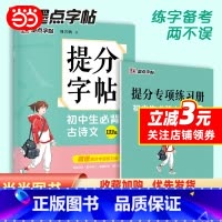 [正版]墨点字帖 提分字帖初中生古诗文133篇 初中生练字硬笔书法古诗词文中学语文楷书字帖