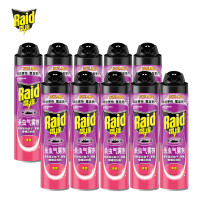 雷达(Raid)杀虫剂喷雾[杀虫气雾剂600ml*10瓶]清香型 灭蚊杀蟑喷雾灭蟑螂