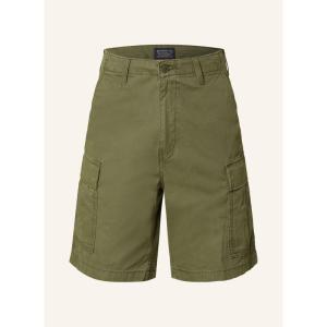 Levi's直筒工装侧兜男装休闲短裤按钮拉链侧口袋cargo风