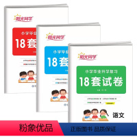 语文+数学+英语[3本套] 小学升初中 [正版]2024新版小学毕业升学复习18套试卷语文数学英语全套练习题必刷题人教版