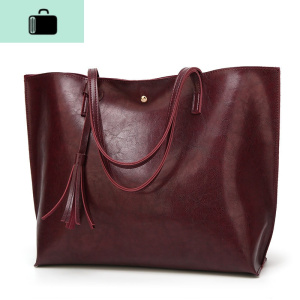 女包包新款2020时尚妈妈大包斜挎包欧美潮单肩包百搭油蜡皮手提包NEW LAKE女士单肩包