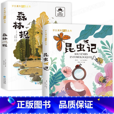 全套2册 [正版]森林报全集系列注音版 春夏秋冬带拼音彩图 儿童故事书绘本6-10岁一年级二年级三小学生课外阅读书籍读经