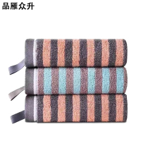 品雁众升 素条面巾 方巾 35*35cm 条