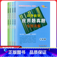 数学 小学六年级 [正版]2023新版 小学数学应用题真题专练详解三四五六年级上下册全国通用版 核心考点分类训练深度解析