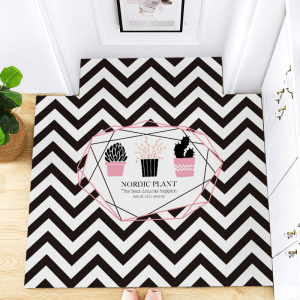 北欧ins厨房地垫可擦免洗满铺pvc地毯垫进垫子家用口脚垫