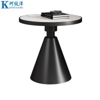 珂攸洋边桌黑色白面500*500*600mm张