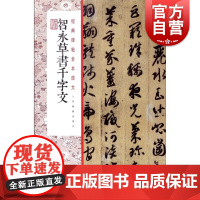 智永草书千字文 经典碑帖 全本放大 繁体旁注 毛笔软笔草书碑帖书法临摹字帖 成人老人临摹鉴赏收藏 上海书画出版社