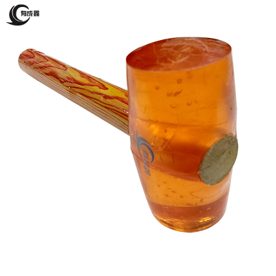 有成鑫木柄橡胶锤橡皮锤 胶榔头 地板瓷砖安装锤 500g 把