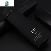 保温杯男刻字不锈钢商务大容量水杯女便携带滤网定制印LOGO FENGHOU 绿色500ML