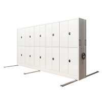 洛泰远 LTY3110814电动密集架移动档案柜钢制轨道密集柜 一列5组4600*560*2360