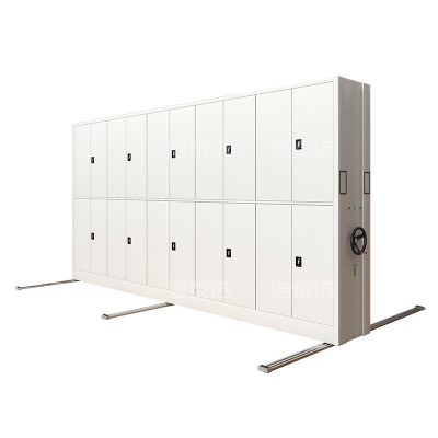 洛泰远 LTY3110814电动密集架移动档案柜钢制轨道密集柜 一列5组4600*560*2360