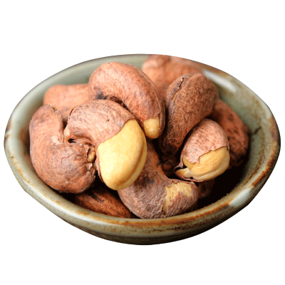 越南腰果连罐500g克原味炭烧带衣盐焗干果坚果零食品大颗粒带衣腰果一罐-250g