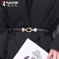 啄木鸟皮带女时尚简约百搭2025新款腰带细配连衣裙子装饰收腰裤带