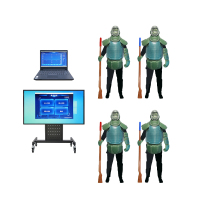 LJYZN 突刺劈砍突刺训练人型靶拼刺护具训练考核智能考评测试系统刺杀训练护具刺杀搏击训练系统考核系统