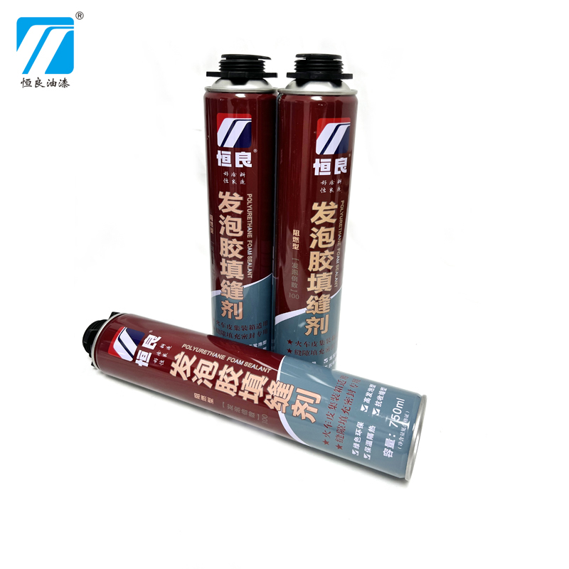 恒良牌发泡胶 泡沫胶 填缝剂发泡剂 750ml 900g(门窗墙缝专用)