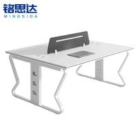 铭思达屏风办公桌对坐双人位张
