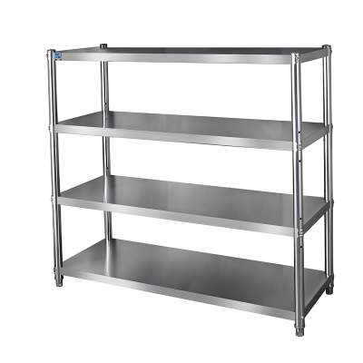 瑞宇牌不锈钢四层落地层架/1500*700*1800mm/304#1.2mm