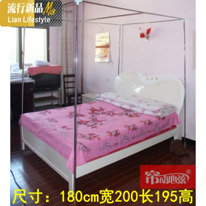 三维工匠老式蚊帐1.5m1.8m米床双人家用传统1.8*2.2m方顶学生宿舍夏季夏天