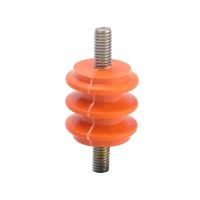 盛京联硕 黄色绝缘子 配电箱柜零排绝缘支柱座 Φ10*40 带杆 个