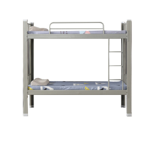 慧采云 双层床钢架床高低床宿舍床公寓床铁架床单人床上下铺员工宿舍床 双层加厚 2000*900*1800mm