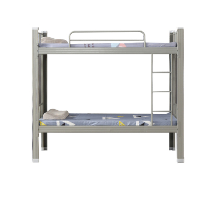 慧采云 双层床钢架床高低床宿舍床公寓床铁架床单人床上下铺员工宿舍床 双层加厚 2000*900*1800mm