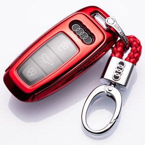 [补贴10%]奥迪钥匙套适用于2020款奥迪A6L钥匙包A8L钥匙套A7全包钥匙扣19款汽车钥匙包