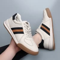 韩版时尚复古风原创小众高级感百搭休闲鞋轻便软底减震运动阿甘鞋