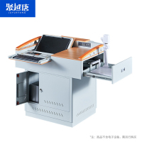 聚越唐JUYUETANG简约北欧办公桌大尺寸可伸缩多功能电脑桌带收纳抽屉办公室书桌