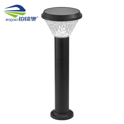 铂锜澳 中圆形太阳能草坪灯 200*670mm-白光暖光 个