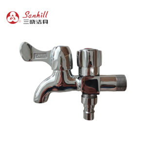 三晓精铜加厚快开龙头双开双控SX-12040 个