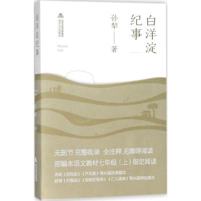 白洋淀纪事孙犁正版全套完整无删减收录荷花淀芦花荡姊妹篇采蒲台的苇山地回忆正月七年级新