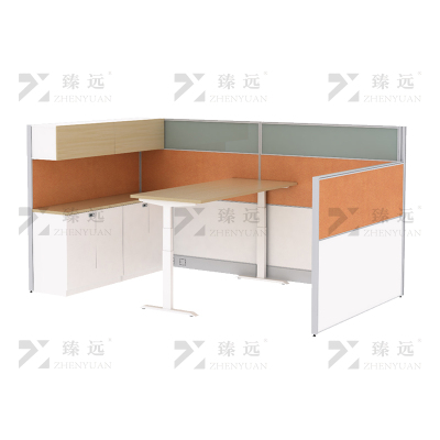 臻远 ZYGW-140屏风工作卡位职员桌主管经理办公桌