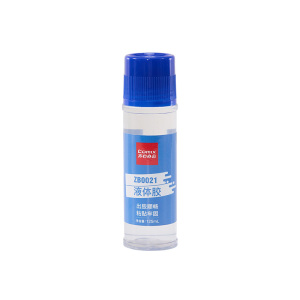 齐心 ZB0021 液体胶 125ml 蓝 12支装