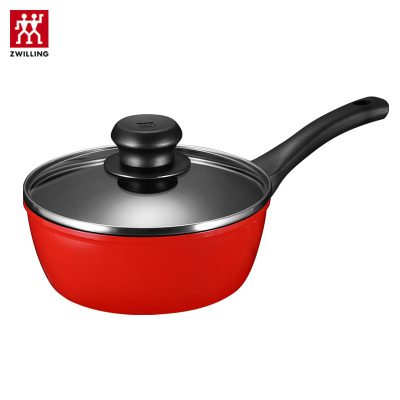 德国双立人（ZWILLING）新品20cm红色辅食锅厨房家用不粘锅奶锅泡面锅电磁炉煤气灶通用