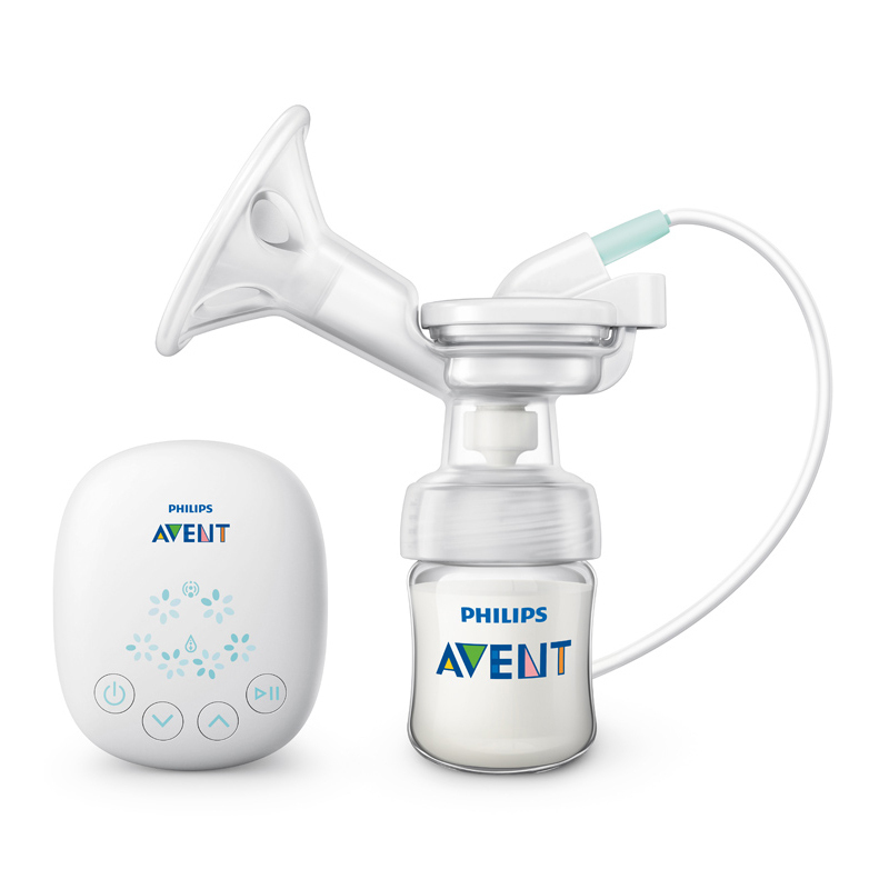 飞利浦 avent 吸奶器 新安怡单边 电动手动两用 吸乳器 迷你便携 scf