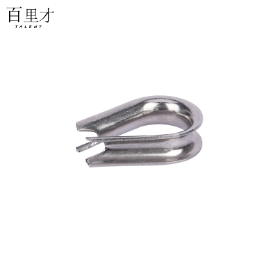 百里才 不锈钢鸡心环 个