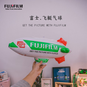 富士(FUJIFILM)官方周边配件 复古飞艇帆布袋 飞艇气球 相框 樱花肩带 徽章 复古飞艇气球