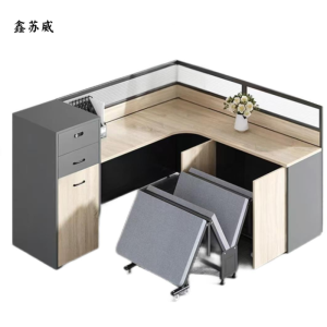 鑫苏威办公桌/员工位1.8*1.8*1.2mXSW-L1.8Ⅲ组