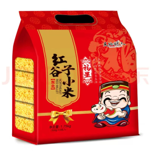 天地粮人 东北红谷子小米袋装 350g*5包(单位:袋)